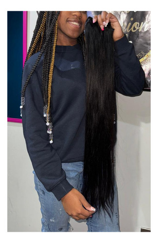 Variedad De Extensiones Lisas Cabello Humano 70 Cm