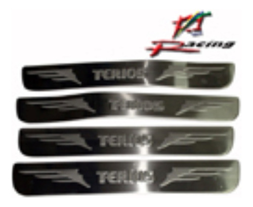 Cromado Platinas Entre Ptas Toyota Terios (4 Piezas)