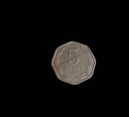 Moneda Chile 5 Pesos 1996