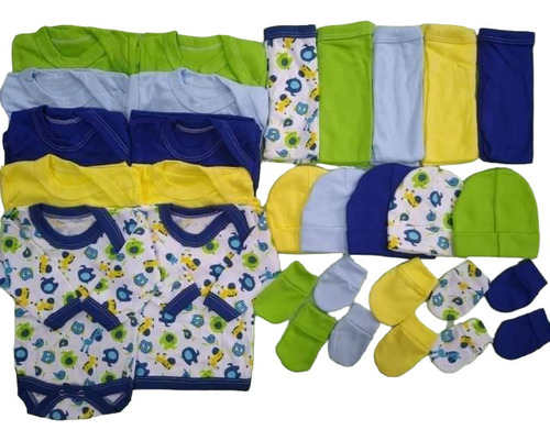 Pack 5 Ajuar Bebe Talla 0/3 Meses