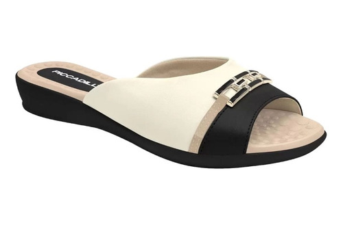 Tamanco Feminino Piccadilly Anabela Chinelo Slides 500348 Pr