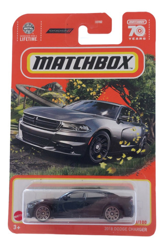 Matchbox 2018 Dodge Charger 70 Aniversario 