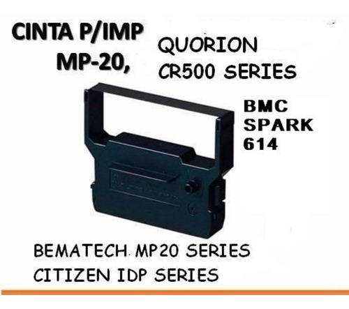 Kit  3 Cintas  Dp-600 Citizen Quorion Bematech Mp20 Bmc  