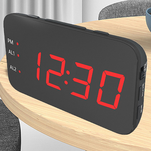 R Reloj De Alarma De Control De Voz Reloj De Radio Digital