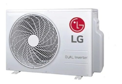 Imagen 3 de 4 de Aire acondicionado LG Dual Cool mini split inverter frío 18000 BTU blanco 220V VM182C7