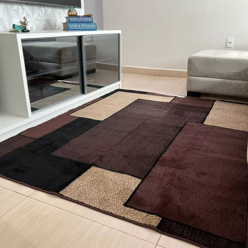Tapete Sala Quarto Escritório Andino 200x250 A136 Tabaco 2.5 M 2 M A136 Tabaco