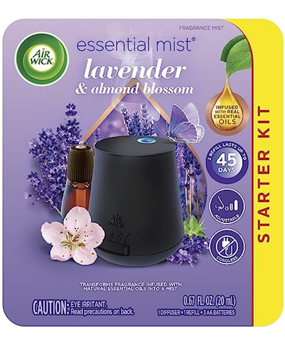 Aromaterapia Air Wick Essential Mist Starter Kit, Difusor +