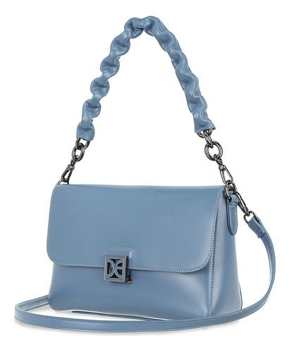 Bolsa Crossbody Cloe Llidela Grande Color Azul