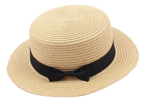 2 Piezas Mujeres Moda Iglesia Parte Plana Sombrero Fedora