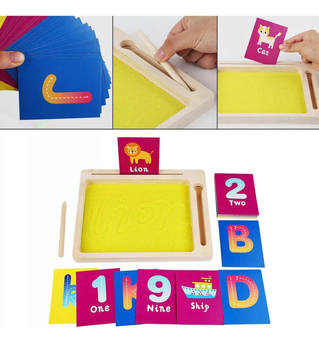 Mesa De Arena De Escritura De Educación Temprana Para Niños
