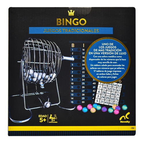 Juego de mesa Bingo foil Novelty JCA-3300