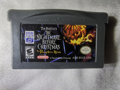 The Nightmare Before Christmas The Pumpkin King Gba