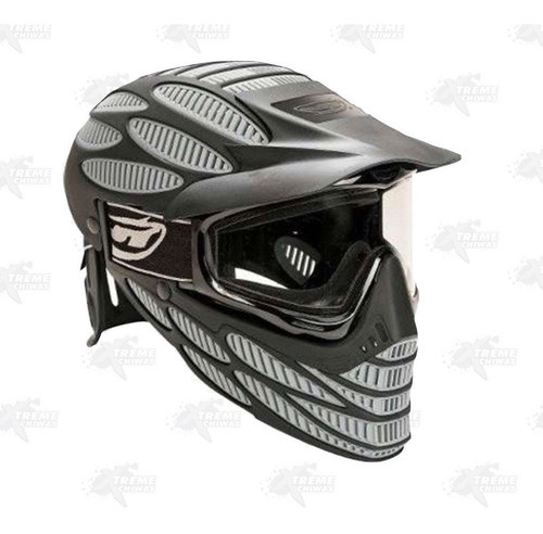 Careta Gotcha Jt Flex 8 Paintball Marcadora Black Gray Xtmc Color black-gray