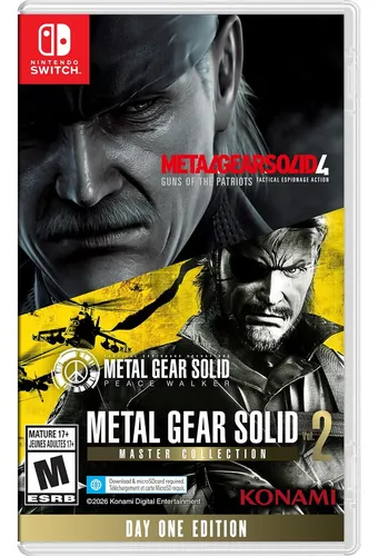 Jogo Metal Gear Solid Master Collection Vol 2 Switch Fisico