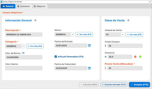 Programa Punto De Venta Para Deposito, Licoreria, Vinateria