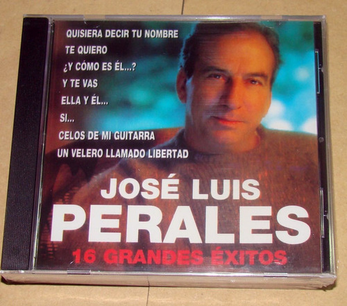 Jose Luis Perales 16 Grandes Exitos Cd Argentino / Kktus 