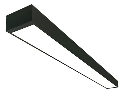 Luminária Alumínio Sobrepor P/ 2 Lâmpadas T8 120cm Premium
