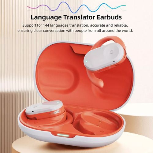 . Fones De Ouvido Tradutor De Idiomas: 144 Idiomas,