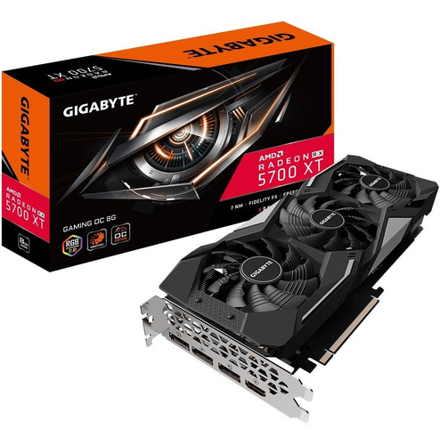 Placa De Video Gigabyte Radeon Rx 5700 Xt Gaming Oc 8g 