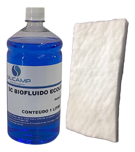 Bio Fluido P/ Lareira Ecológica + Absorvente Cerâmico 30x15