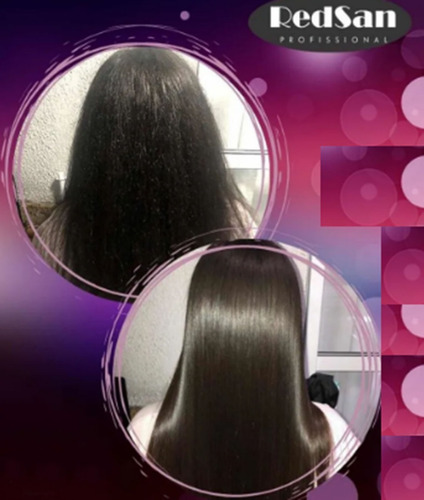 Kit Escova Progressiva Alinhamento Antifrizz Brilho Redsan