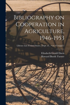 Libro Bibliography On Cooperation In Agriculture, 1946-19...