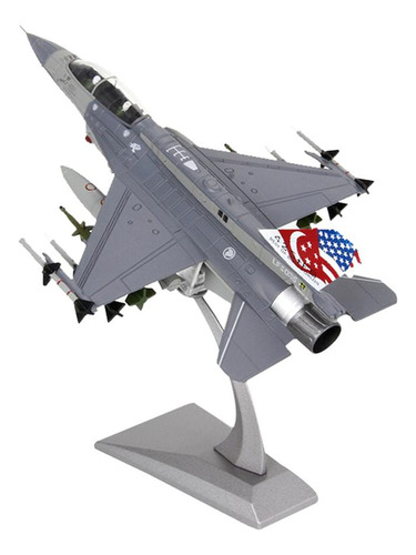 2x 1/72 F-35b + F16d Fighter Diecast Model & Stand