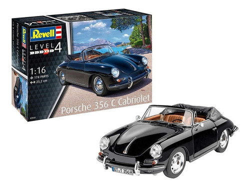 Kit de coche Revell Porsche 356 C Cabriolet 1/16 - 07043