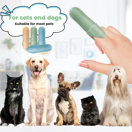 Cepillo De Dientes Para Perros, Paquete De 4 Dientes De Perr