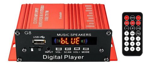Amplificador De 2 Canales Bluetooth Receptor Hifi Integrado