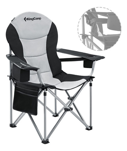 Kingcamp Kc_black/mediumgrey-usvczx1 Silla De Camping De Gr.