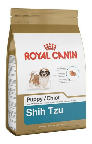 Imagem 2 de 2 de Alimento Royal Canin Breed Health Nutrition Shih Tzu para cachorro filhote de raça pequena sabor mix em saco de 1kg