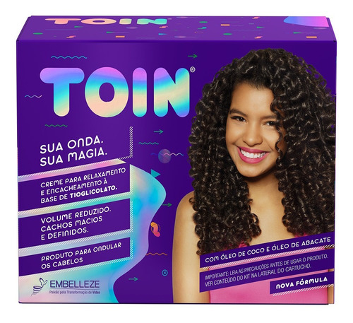 Kit Creme Relaxamento E Encacheamento Toin Embelleze