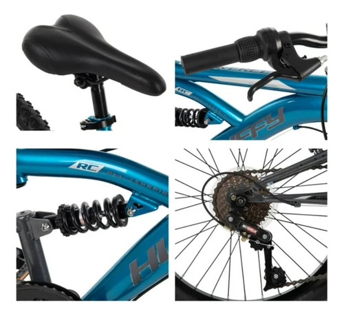 Bicicleta De Montaña Huffy Rock Creek Rodada 20 Azul