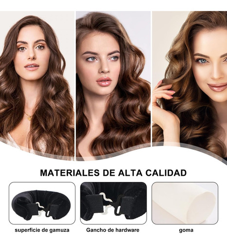 4pcs Rizador De Cabello Heatless Curls,rulos Para Cabello