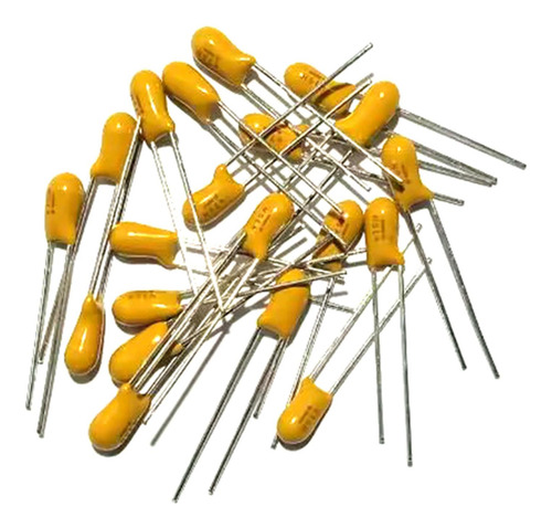 Condensador De Tantalio 20 Piezas 4,7 Uf Para Placas De