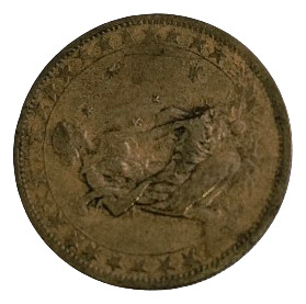Moeda Antiga Brasil 1000 Reis 1927 (Usado)