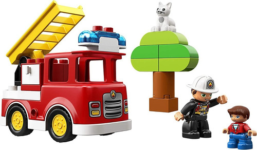 Lego Duplo Camion De Bomberos 21 Pz Mod 10901