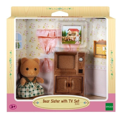 Sylvanian Families Osa Hermana Con Televisor Infantil Atrix®