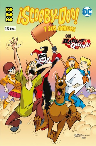 ¡scooby-doo! Y Sus Amigos 15 Con Harley Quinn  - Fis, De Guión: Sholly Fisch || Dibujo: Darío Brizuela. Editorial Ecc