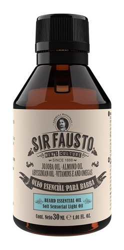 Oleo Esencial Barba Beard Essential Oil Sir Fausto X 30ml