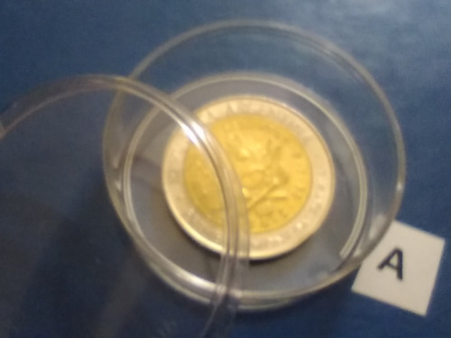 1 Peso Moneda Año 2016 Con Caja De La Argentina (Usado)