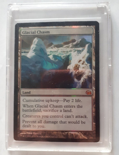 Magic Mtg  Glacial Chasm - From The Vault: Realms (foil)