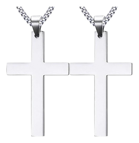 Medalla De La Redención, Mxocm-002, 2pzas, Plata, Collar Cru Color Plateado