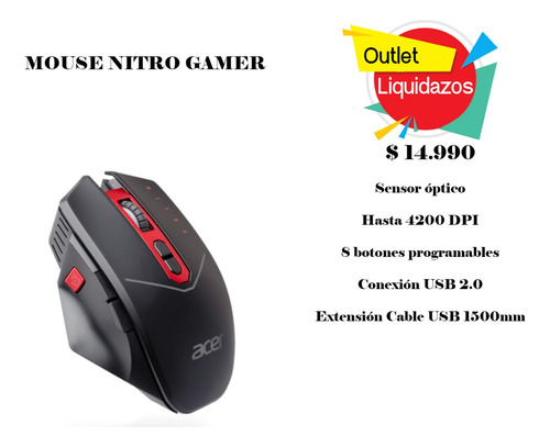 Mouse Nitro Gamer