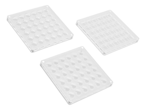 Vitrina Decorativa Con Forma De Concha Marina, 3 Unidades, 3