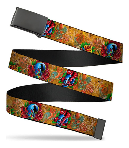 Cinturón De 1,25 Con Hebilla Para Hombre Con Diseño De Con &