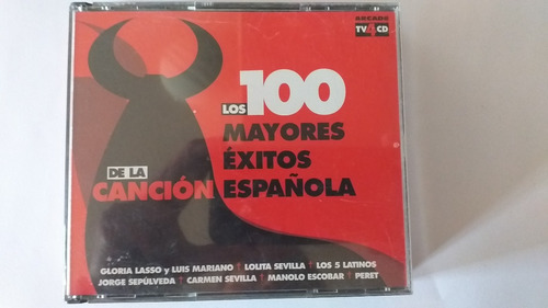 Cd Los 100 Mayores Exitos De La Cancion Española/ Varios A