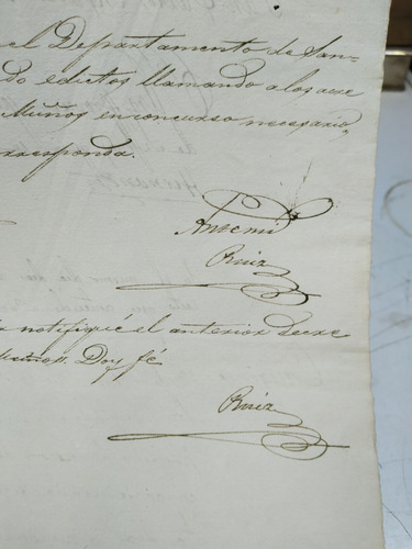 Documentos Antiguo 1845 Y 46 (Usado)