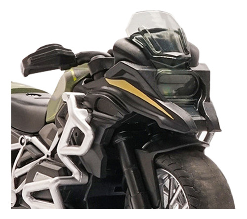 Motocicleta De Juguete Verde Para Niños, Modelo A Escala 1:1